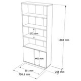 Hanah home polica za knjige FR16 aa | ePonuda.com