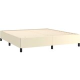  Okvir za krevet bez madraca krem 160x200 cm od umjetne kože | shoptok.hr