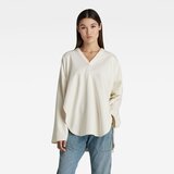 G-star Sweatshirt - Flower photo gr loose in sw white | ePonuda.com