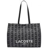 Lacoste Nakupovalne torbe HERITAGE JACQUARD COTTON L Črna Cene