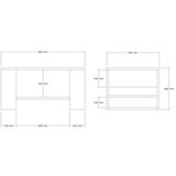 Hanah home sto za dnevnu sobu iris travertine | ePonuda.com