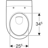 Geberit iCon konzolna wc šolja, skriveno kačenje, Rimfree 204060000 | ePonuda.com