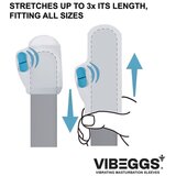 VibEggs Masturbator Naughty Nubs White | Shoptok.si