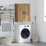 vidaXL Stenska omara Umetni hrast 69,5 x 34 x 90 cm Konstruiran les | Shoptok.si