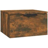 vidaXL Stenska nočna omarica dimljeni hrast 34x30x20 cm | Shoptok.si