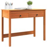  Stol s ladicama Max smeđa 100 x 50 x 78 cm Čvrsto borovo drvo | shoptok.hr