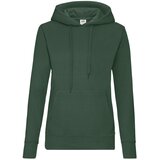 Fruit Of The Loom Zielona bluza z kapturem Hooded Sweat | shoptok.hr