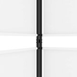 vidaXL Sobna pregrada s 5 panela bijela 250 x 180 cm od tkanine | shoptok.hr