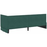  Kutni okvir kreveta Tamnozelena 80 cm x 200 cm Baršun | shoptok.hr