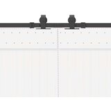 vidaXL Pribor za klizna vrata 213 cm čelični crni | shoptok.hr