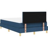 vidaXL Box spring krevet s madracem Plava 120 x 190 cm tkanina | shoptok.hr