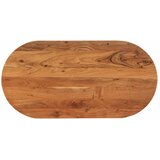 Stolna ploča 110x40x2,5 cm ovalna od masivnog drva bagrema | shoptok.hr