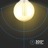  led prigušiva sijalica filament G125 E27/8W/230V 2200K | Eponuda.com