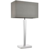 Endon 56707 - Stona lampa MORETO 1xE27/60W/230V sjajni hrom/siva | Eponuda.com