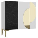 Hanah home komoda afra KM120 white royal marble gold | ePonuda.com
