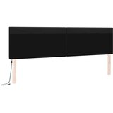  LED glava kreveta Crna 200 cm Lažna koža | shoptok.hr
