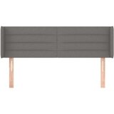  Vzglavje z ušesi temno sivo 147x16x78/88 cm blago, (20792886) | Shoptok.si