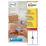 Avery Zweckform Neprosojne etikete za pakete 99,1 x 139 mm | Shoptok.si