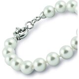 Perlas Mallorca Zapestnice OT-5HUG-UPX7 Bela | Shoptok.si