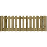 vidaXL Vrtna visoka greda z ograjico 150x50x50cm impregnirana borovina | Shoptok.si