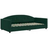  Dnevni krevet s madracem tamnozeleni 100 x 200 cm baršunasti | shoptok.hr