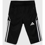 Adidas Otroške kratke hlače TIRO23L 3/4PNTY črna barva, HS3552