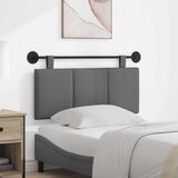  Držeće uzglavlje Zidne Tamno siva 110 x 55 x 5 cm tkanina - Tamno siva 100 cm bez LED | shoptok.hr