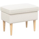  Stolica za noge Krem 55 x 35 x 41 cm Bouclé | shoptok.hr
