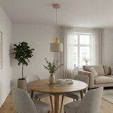  Luster na sajli PARKLA 1xE27/15W/230V bež/zlatna | Eponuda.com