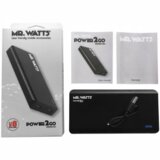 KIT Prenosna baterija powerbank Mr. Watts 10000 mAh - črn | Shoptok.si