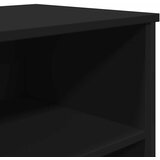  Komoda crna 101 x 35,5 x 74,5 cm od konstruiranog drva | shoptok.hr