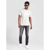 New Balance Majica pegasto siva / bela | Shoptok.si