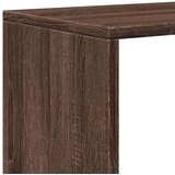 vidaXL Pregrada / regal za knjige 3 razina hrast 123x29x123 cm drveni | shoptok.hr