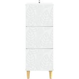  Ormar s ladicama 33 x 34 5 x 90 cm Konstruirano drvo Bijela - Bijela Slike