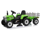Beneo 12V Dječji traktor na akumulator s prikolicom zeleni | Shoptok.si
