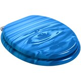  Toaletna sjedala s mekim zatvaranjem Plave kapi 44 x 38 cm | shoptok.hr