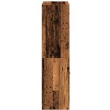  Visoka omara z vrati starinski les 68x37x142 cm inženirski les | Shoptok.si