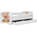 HAPPYKIDS OTROKA POSTELJA DREAMY MEDVEDKA (VE BARV IN DIMENZIJ)-Bela-80x160 | Shoptok.si