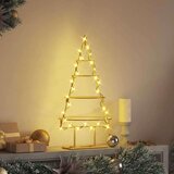 vidaXL Metalna božićna jelka Zlatno 60 cm Čelik s praškastim premazom | shoptok.hr