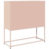  Komoda ružičasta 100 5x39x107 cm hladno valjani čelik | shoptok.hr