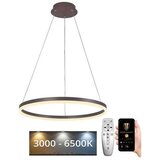  Brilagi - LED prigušiva luster na sajli CIRCLE LED/42W/230V 3000-6500K braon+daljinski upravljač | Eponuda.com