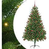 vidaXL Božično drevo med 300 LED z stojalom Zelena 180 cm PE | Shoptok.si