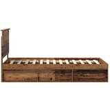  Okvir za krevet Staro drvo 90 x 190 cm Čvrsto borovo drvo | shoptok.hr