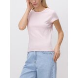 Reserved Majica od merceriziranog pamuka - pastelnoružičasto | shoptok.hr