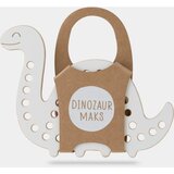 Milin Big Wooden Lacing Toy Dinosaur Max aktivnostna igrača 18,5 cm x 11 cm x 0,7 cm 1 kos | Shoptok.si