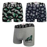 Uomo 3-PACK moške boksarice Tropical Leaf | Shoptok.si