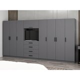 Hanah home Ormar Minar Kale-7831, 405x210x52 cm, Antracit | Eponuda.ba