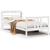  Okvir kreveta s uzglavljem bez madraca bijeli 90x200 cm | shoptok.hr