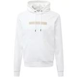 Calvin Klein Sweater majica boja devine dlake (camel) / bijela