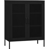 Ormarić za pohranu crni 80 x 35 x 101,5 cm čelični | shoptok.hr